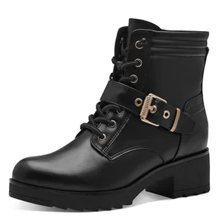 MARCO TOZZI Damskie botki Laced 2-25210-43, czarny, 40 EU - Botki damskie - miniaturka - grafika 1