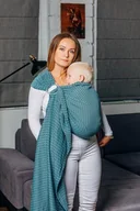 Chusty do noszenia dzieci - Moja druga chusta kółkowa - LennyLamb Amazonit - 1.8 m. - miniaturka - grafika 1