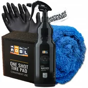 Kosmetyki samochodowe - ADBL BLACK WATER DRESSING DO OPON GUMY 1L ZESTAW - miniaturka - grafika 1