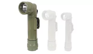 Mil-Tec - Latarka Kątowa R20 - Zielony OD - LED - 15143201 - Latarki - miniaturka - grafika 3