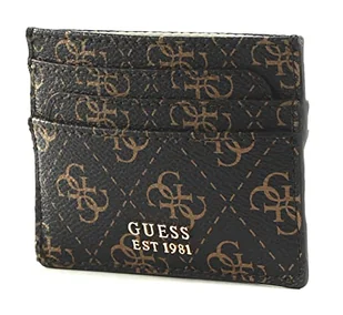 GUESS Women Laurel SLG Phone CRO Wallet, Brązowe logo, jeden rozmiar - Portfele - miniaturka - grafika 1