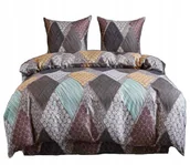 Pościel - Pościel 140x200 bawełna satynowa dwustronna Cotton World gruba 2 części - miniaturka - grafika 1