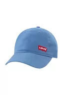 Czapki dla dzieci - Levi's czapka z daszkiem bawełniana dziecięca LAN RICHMOND BATWING CURVE BRI kolor niebieski z aplikacją - miniaturka - grafika 1