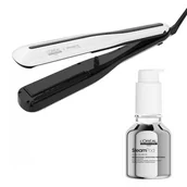 Prostownice i karbownice do włosów - Loreal Steampod, zestaw prostownica parowa do włosów 3.0 + serum wygładzające 50ml - miniaturka - grafika 1