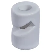 Inne mocowania - Uchwyt kablowy ceramiczny 20X30 CLA0930 biały DPM - miniaturka - grafika 1