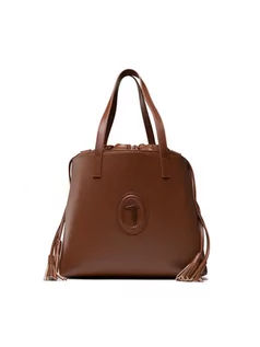 Torebki damskie - Trussardi Torebka Jolie Shopper Md Smooth 75B01160 Brązowy - grafika 1