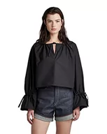 Koszulki i topy damskie - G-STAR RAW Koszulka damska z długim rękawem Sniper, czarna (dk Black A790-6484), XL, Czarny (Dk Black A790-6484), XL - miniaturka - grafika 1