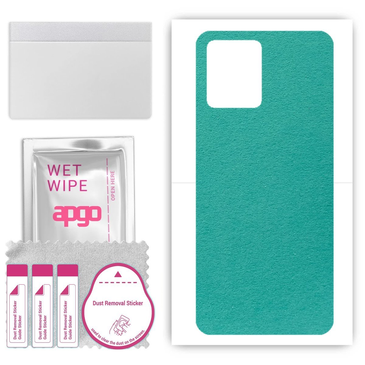 Folia naklejka skórka strukturalna na TYŁ Zamsz do Realme 8 - Zamsz Miętowy - apgo SKINS