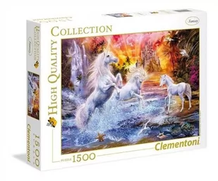 Clementoni Puzzle 1500 Wild Unicorns - Puzzle - miniaturka - grafika 1