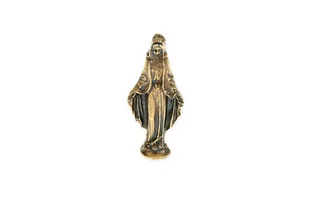 Stojąca Figurka Matki Boskiej Mosiądz - Figurki dekoracyjne - miniaturka - grafika 1