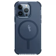 Etui i futerały do telefonów - Etui UNIQ Combat Apple iPhone 15 Pro Max Magclick Charging ciemnoniebieski/smoke blue - miniaturka - grafika 1