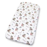 Prześcieradła dla dzieci - PRZEŚCIERADŁO 90x200 cm Z GUMKĄ DO ŁÓŻKA BAWEŁNA Kerstin - miniaturka - grafika 1