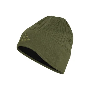 Czapka zimowa CRAFT ADV WINDBLOCK KNIT HAT 1912380-636000 – Oliwkowy - Czapki męskie - miniaturka - grafika 1