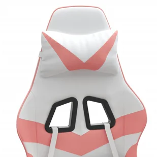 Lumarko Fotel gamingowy, biało-różowy, sztuczna skóra - Fotele gamingowe - miniaturka - grafika 11