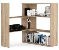 Półki do salonu - Narożny regał z otwartymi półkami dąb sonoma Z2-E91 - miniaturka - grafika 1