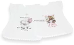 Szatka z imieniem i dedykacją lub wierszem - Ubranka do chrztu - miniaturka - grafika 1