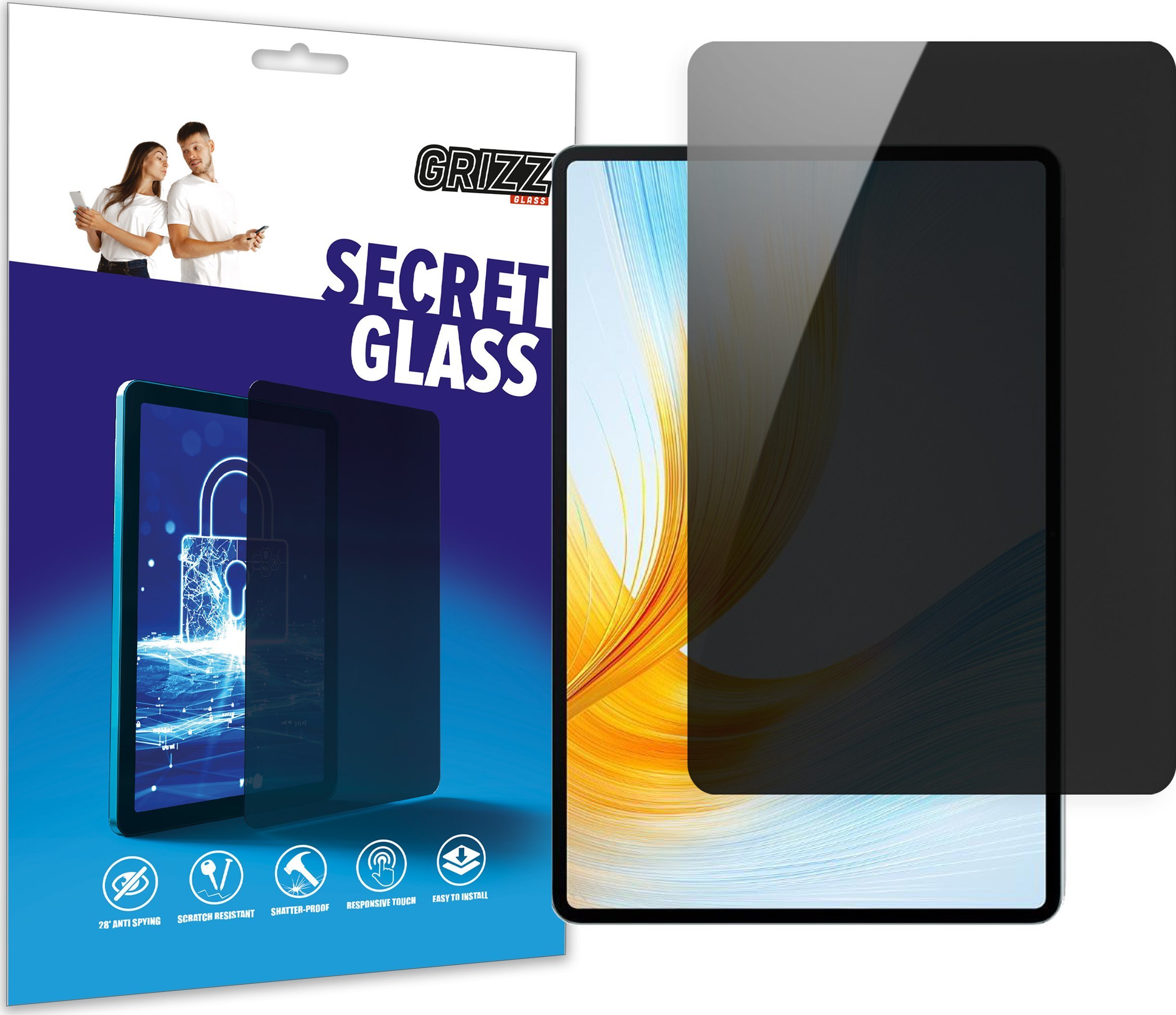 GrizzGlass Szkło prywatyzujące GrizzGlass SecretGlass do Honor Pad X9