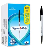 Długopisy - Paper-mate Długopis zamykany Paper Mate Tuck czarny A 50 - miniaturka - grafika 1