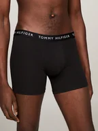 Majtki męskie - Bokserki męskie bawełniane Tommy Hilfiger UM0UM02204 S Czarne (8720116323016) - miniaturka - grafika 1