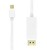 Złącza, przejściówki, adaptery - ProXtend USBC-DP-0005W adapter kablowy 0,5 m USB Type-C DisplayPort Biały - miniaturka - grafika 1