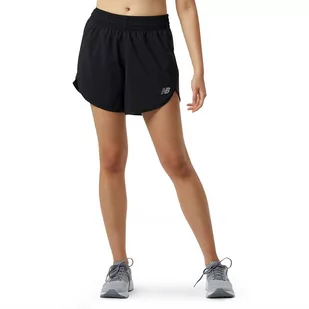 Spodenki New Balance WS23228BK - czarne - Spodnie sportowe damskie - miniaturka - grafika 1