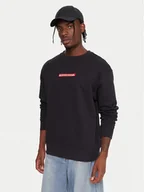 Bluzy męskie - Quiksilver Bluza Dna EQYFT05120 Czarny Oversize - miniaturka - grafika 1