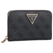 Portfele - Portfel Laurel II Slg Med Zip Around SWSG74 59140 Coal Logo (GU810-a) Guess - miniaturka - grafika 1