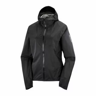 Kurtki i kamizelki sportowe damskie - Kurtka Salomon Bonatti Waterproof W Deep Black - grafika 1