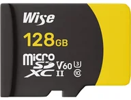 Karty pamięci - Wise microSDXC UHS-II V60 128GB R:290MBs / W:100MBs WI-MSD-S128 - miniaturka - grafika 1