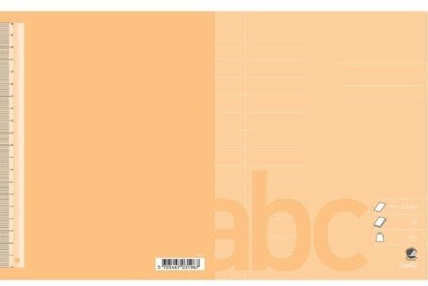Bantex zeszyt 17 x 21 cm 13 linii 14,5 mm brzoskwinia 20 szt.