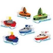 Samochody i pojazdy dla dzieci - Dickie Toys Zabawna łódka 7 cm, 6 rodzajów - miniaturka - grafika 1