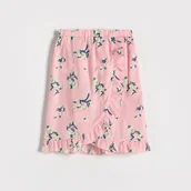 Sukienki i spódniczki dla dziewczynek - Reserved - Spódnica w kwiaty - Różowy - miniaturka - grafika 1