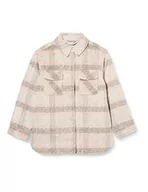 Kurtki i płaszcze dla dziewczynek - TOM TAILOR Dziewczęta Dziecięca kurtka koszulowa ze wzorem 1033322, 30268 - Amber Pink Beige Check, 152 - miniaturka - grafika 1