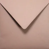 Koperty - Koperty ozdobne z wtrąceniami ekologiczne K4 NK j. brązowe Crush Almond 120g 25 szt. - na zaproszenia kartki okolicznościowe firmowe - miniaturka - grafika 1