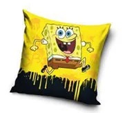 Pościel dla dzieci - Carbotex Poszewka SpongeBob Kanciastoporty SBOB202004 40x40 cm 39073 - miniaturka - grafika 1