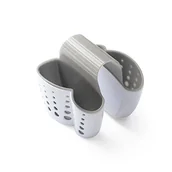 Kosmetyki kąpielowe dla dzieci - COOLBABY Pojemnik na gąbkę do zlewu uchwyt na mydło Eunion plastikowy kran siodłowy Caddy organizer na biurko uchwyt na długopis - miniaturka - grafika 1