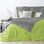 Pościel dla dzieci - Eurofirany POS/NOVA/zie + STA pościel Nova, 220 X 20, 100% bawełna, satyna, zielony, szary POS/NOVA/ZIE+STA - miniaturka - grafika 1