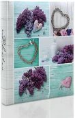 Albumy fotograficzne - Album wklejany Poldom Lawenda (tradycyjny 60 kremowych stron) - miniaturka - grafika 1