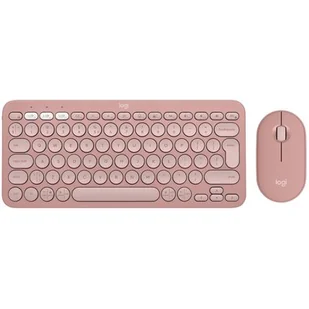 Logitech MK380 Pebble 2 Combo różowy - Zestawy myszka + klawiatura - miniaturka - grafika 1