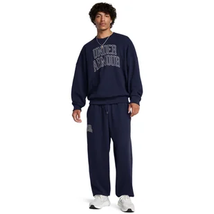 Męskie spodnie dresowe Under Armour UA Icon Hwt Terry Os Pant - granatowe - UNDER ARMOUR - Spodnie sportowe męskie - miniaturka - grafika 1