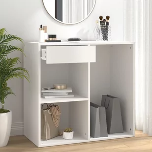 Szafka na kosmetyki, biała, 80x40x75 cm - Szafki łazienkowe - miniaturka - grafika 1