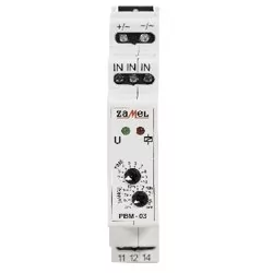 Zamel Przekaźnik bistabilny z wyłącznikiem czasowym 24V AC/DC PBM-03/24V EXT10000066 EXT10000066 - Bezpieczniki elektryczne - miniaturka - grafika 1