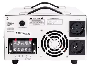 Stabilizator napięcia AVR PRO 5000 VA SERVO 3% do agregat  VOLT POLSKA - Akcesoria do agregatów prądotwórczych - miniaturka - grafika 5