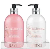 Zestawy kosmetyków damskich - Baylis & Harding Zestaw Mydło w płynie + Balsam do rąk i ciała Pink Magnolia & Pear Blossom - miniaturka - grafika 1