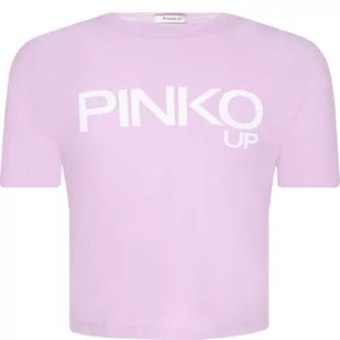 Pinko UP T-shirt JERSEY | Cropped Fit - Koszulki męskie - miniaturka - grafika 1