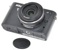 Dekielki do obiektywów - JJC LC-N101 osłona na obiektyw Aparat cyfrowy Czarny - miniaturka - grafika 1