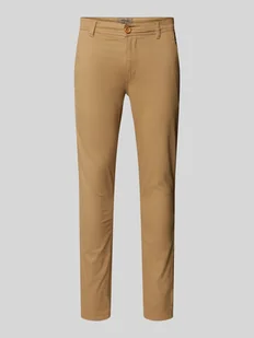 Spodnie o kroju slim fit z wpuszczanymi kieszeniami i kieszeniami z tyłu model ‘NATAN’ - Spodnie męskie - miniaturka - grafika 1