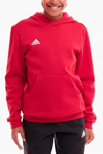 adidas bluza dziecięca z kapturem dresowa sportowa hoodie Entrada 22 r. 128 - Bluzy dla dziewczynek - miniaturka - grafika 1