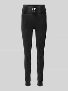 Legginsy o kroju skinny fit z przeszytym kantem - Legginsy - miniaturka - grafika 1