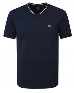 T-SHIRT Męski Koszulka w Serek GRANATOWA Bawełniana TOOL XL Pako Jeans - Koszulki męskie - miniaturka - grafika 1